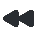 Backward SVG Icon